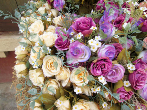 beautiful of rose artificial flowers