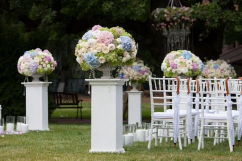 Beautiful wedding set up. Wedding ceremony